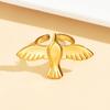 Stainless Steel Flying Dove Ring - European & American Trendy Jewelry