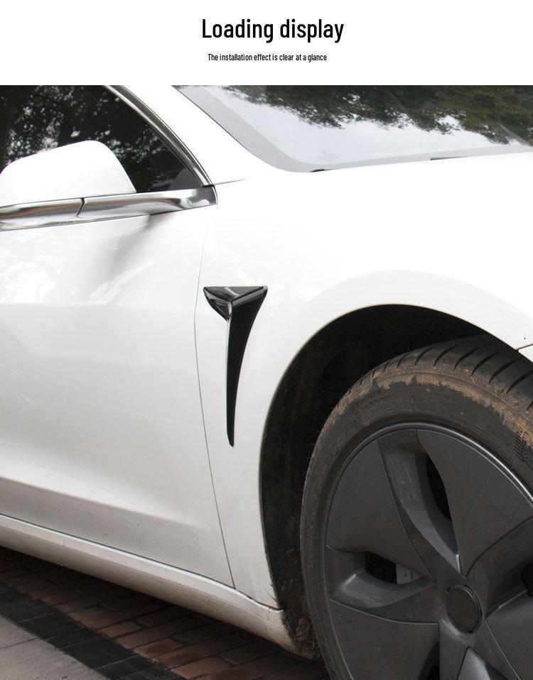 Tesla Model 3 Side Camera Decorative Trim Sticker