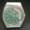 AUTOMATIC 6309A VINTAGE SEIKO 5 JAPAN MENS GREEN COLOR DIAL WATCH a701901-5 R207-a701901