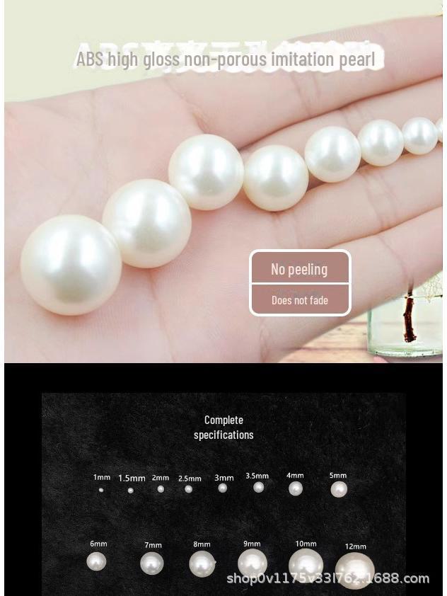 

Рождественский головной убор ручной работы: Комплект для украшения елки с жемчужным бантом и звездой Anti-pearl without hole, diameter 4MM, 1 piece