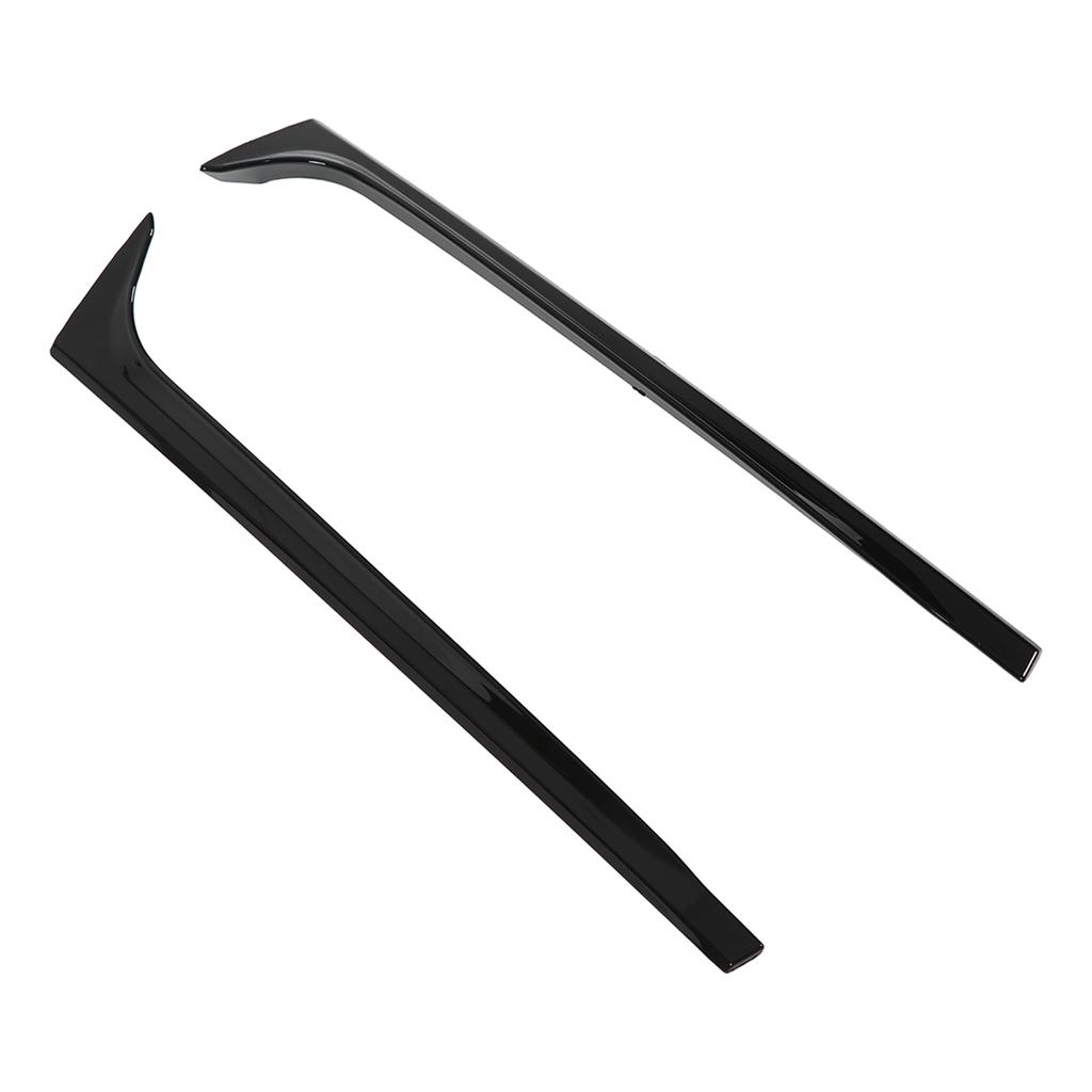 2pcs Rear Window Side Spoiler Glossy Black ABS Beveled Cover Replacement for MK5 2011?2017