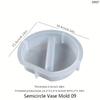 1pc Epoxy Resin Molds for Plant Propagation Station Flower Vase Silicone Molds for Resin Casting, Vase Mold for Flowers Preservation, Home Desk Decor