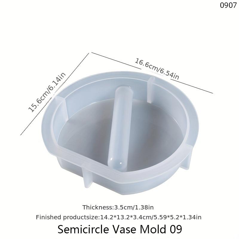 1pc Epoxy Resin Molds for Plant Propagation Station Flower Vase Silicone Molds for Resin Casting, Vase Mold for Flowers Preservation, Home Desk Decor