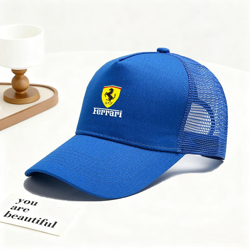 Car Logo Leisure Outdoor Sports Baseball Cap Men Women Sun Protection Hat for Ferrari SF90 Stradale SF90Spider 296 GTB 296 GTS
