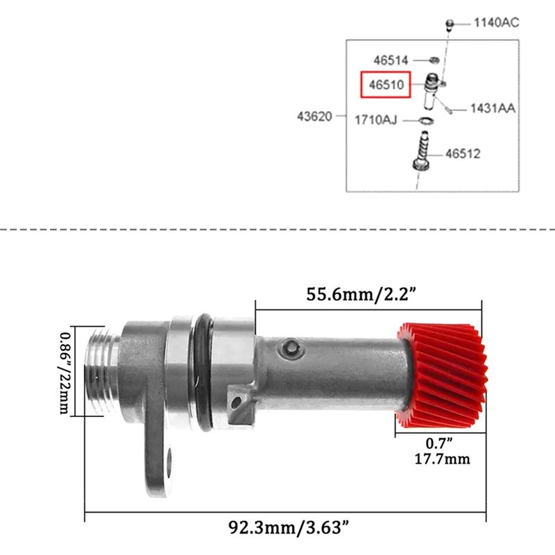 New Speedometer Sleeve Assembly Odometer Speed Sensor 43621-28050 4362128050 For Hyundai I30 / Elantra GT 2012 2013 2014