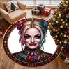 Superhero Pattern Round Rug, Indoor/Outdoor Mat, for Picnic, Gameroom, Bedroom, Office, Living Room, Home Decor Carpet, Birthday Gift