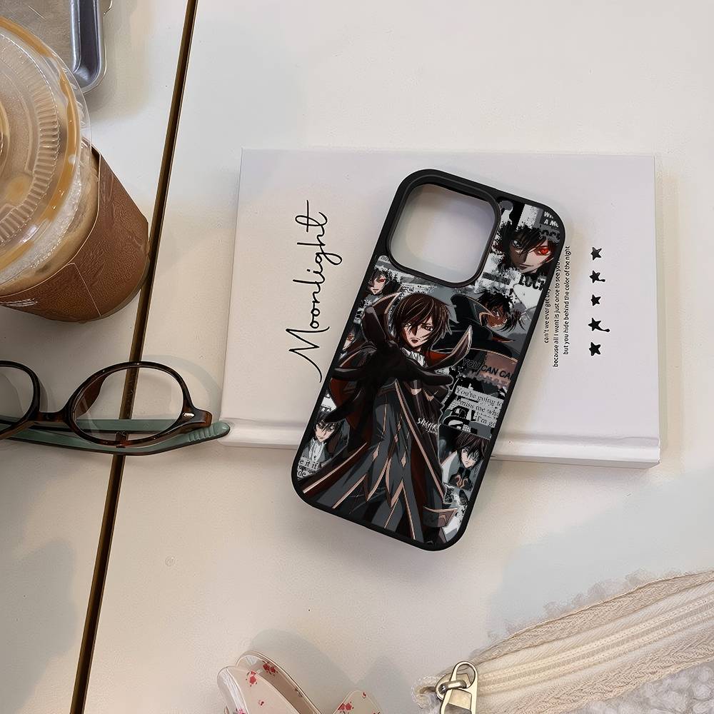 Anime C-Code Geass Phone Case Mobile Suitable For Apple 17 Air 16 PRO MAX 15 14 13 12 11 Patch Black Hard Shell