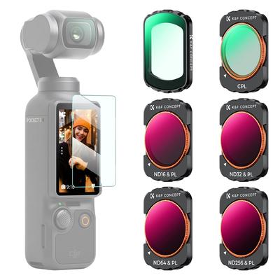 Filtro Magnético Conceito para DJI OSMO Pocket 3 Aprimoramento de Contraste Remoção de Reflexo Atenuação de Luz Proteção de Lente Alta Transmitância 28 Camadas