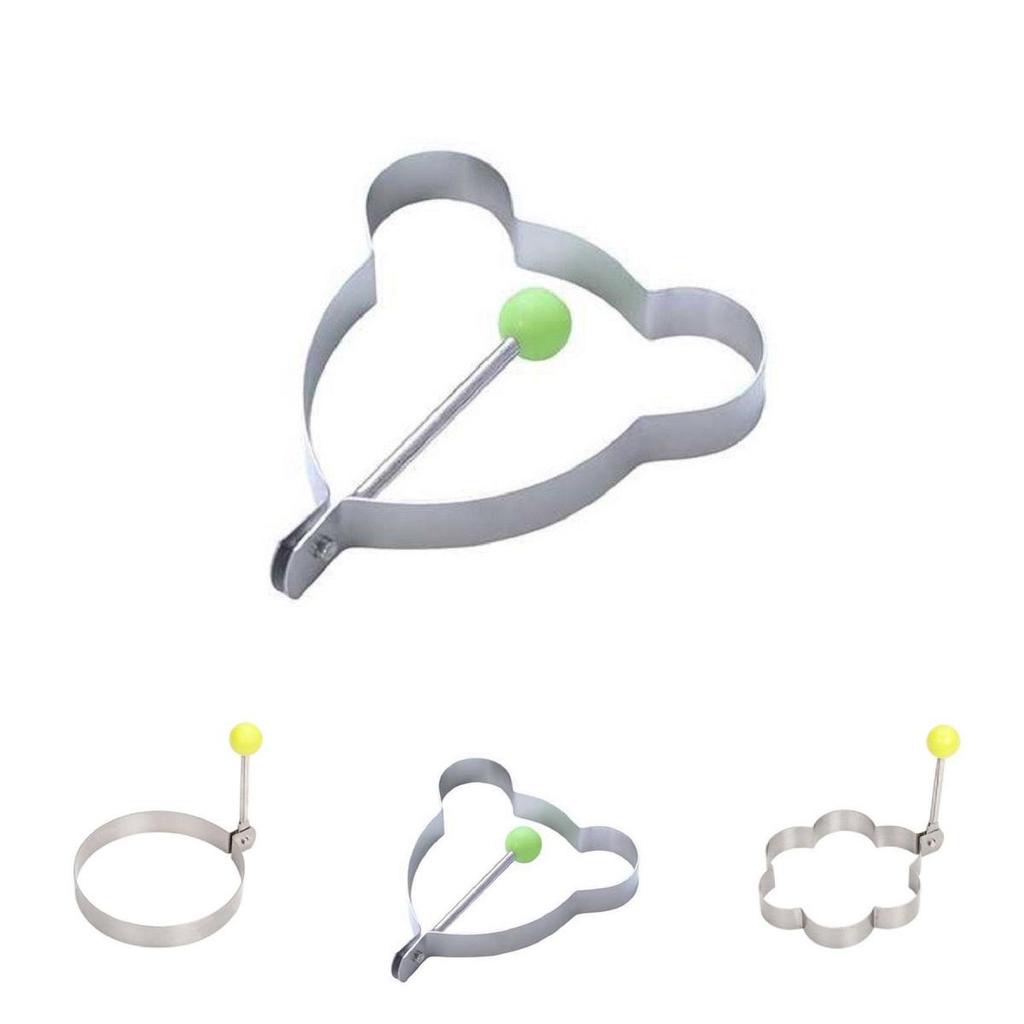 Round Egg Frying Mold Dishwasher Safe Stainless Steel Nonstick Ring For Perfect Sunny Side Up Eggs