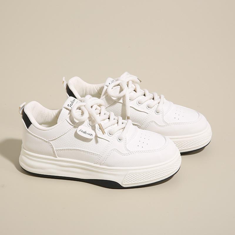 Spring little white shoes new female students heightening platform sports board shoes casual shoes female H6518