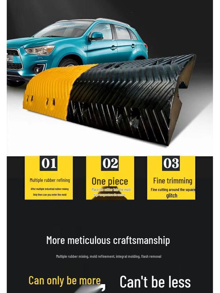 PVC Cable Trunking Rubber Speed Bump - Anti-Stepping, Pressure-Resistant Cover for Indoor/Outdoor Cable Protection and Crossing.