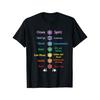 Chakra Energy Spiritual Healing Graphic Tee For Men Casual Cotton Tshirt