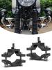 Chelhead Motorcycle LED Light Handlebar Pipe Clamp Type Work Light No Drilling Easy Set of 2 Bracket, Mount, Tool-Free, (18-30mm Compatible),