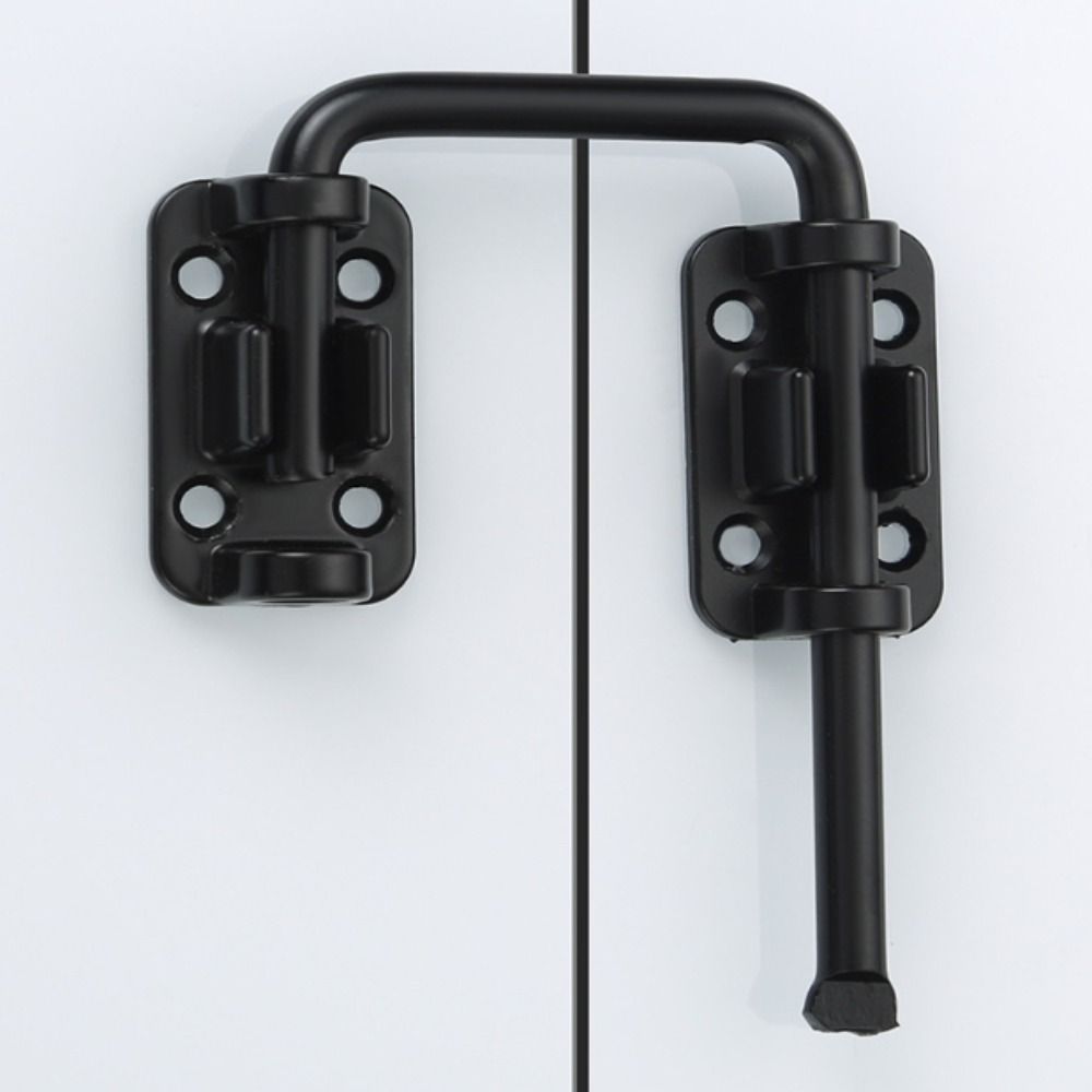 Stainless Steel Door Lock Thickened Safety Barrel Bolt Drawer Non Perforated Buckle  Bathroom Doors