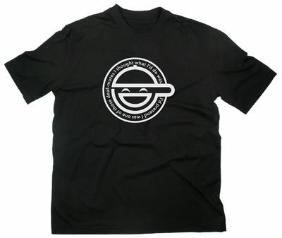 The Laughing Man Fan Logo T-Shirt Fan Shirt Ghost In The Shell Hacker