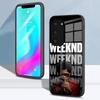 The W-Weeknd XO Singer Phone Case For Samsung S26 S25 S24 FE S23 S22 S21 Plus S20 Ultra Note20Ultra Black Glass Cover