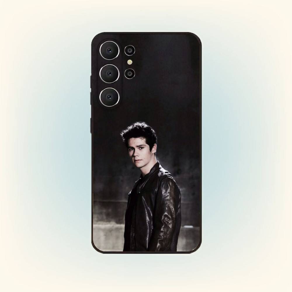 D-Dylan O Brien Phone Case For Samsung S26,S25,24,23,22,30,21,10,9,Ultra,Plus,Lite,FE Soft Black Case Samsung S21 s305G