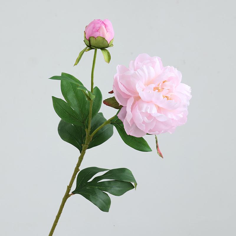 1PC European Style Simulation Peony Flower Ornament, Fake Flower, Living Room, Dining Table, Flower, Home Decoration Ornament