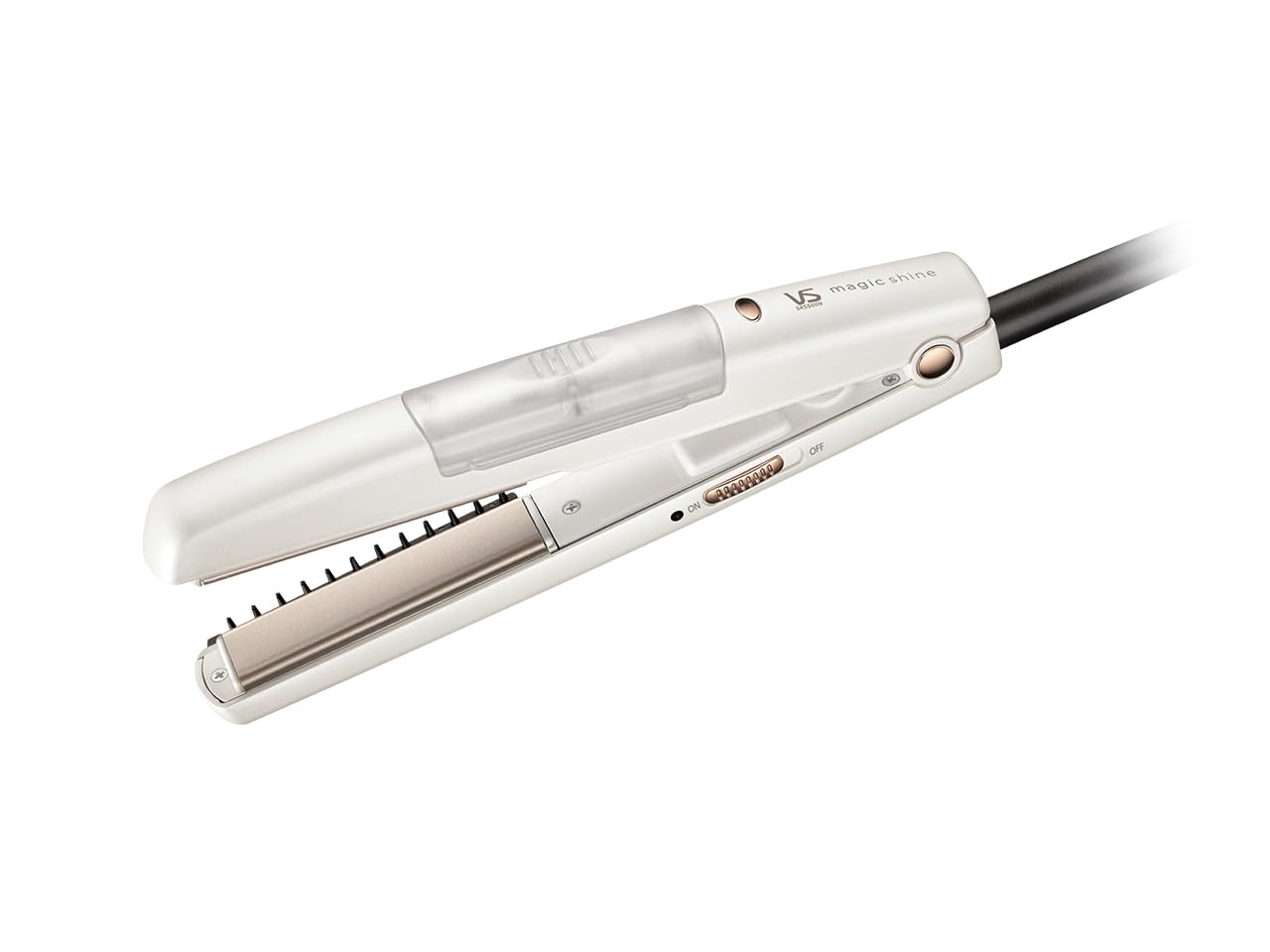 

Vidal Sassoon Magic Shine Steam Straightener, Mini Size, with Portable Pouch, White, VSS-3020/WJ