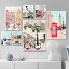 Anime City Travel Posters Venice London Japan Italy Canvas Painting Nordic Prints Wall Art Pictures for Living Room Home Decor