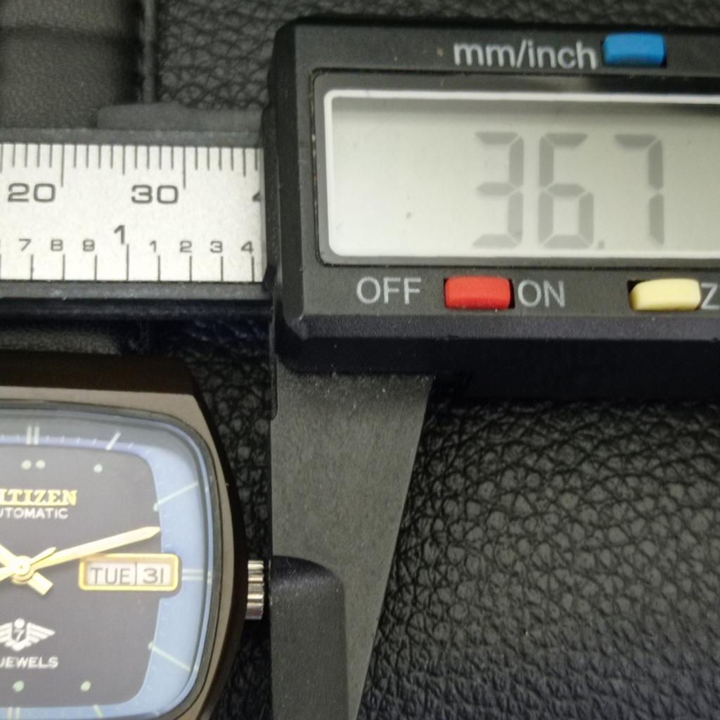 JAPAN VINTAGE CITIZEN AUTOMATIK 8200 HERREN ORIGINAL ZIFFERBLATT UHR a702150-5 R208-a702150