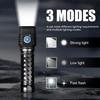 Rechargeable LED Flashlight with 3 Modes Type-C Fast Charging 4LED Torch Portable Flashlight for Night Work and Emergency Use