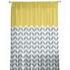 Yellow Geometric Tulle Curtains For Living Room Bedroom Kitchen Window Decor Modern Sheer Drapes