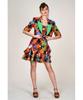 Greedilous Ocean Check Print Crop Jacket