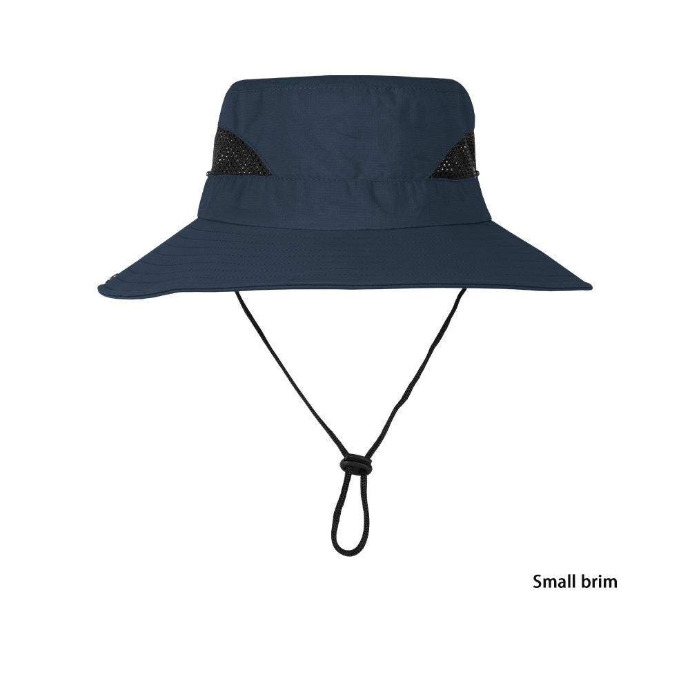 Solid Small Brim Mesh Bucket Hat Unisex Waterproof Bob Caps Hip Hop Gorros Men Women Panama Cap Beach Fishing Boonie Sunhat
