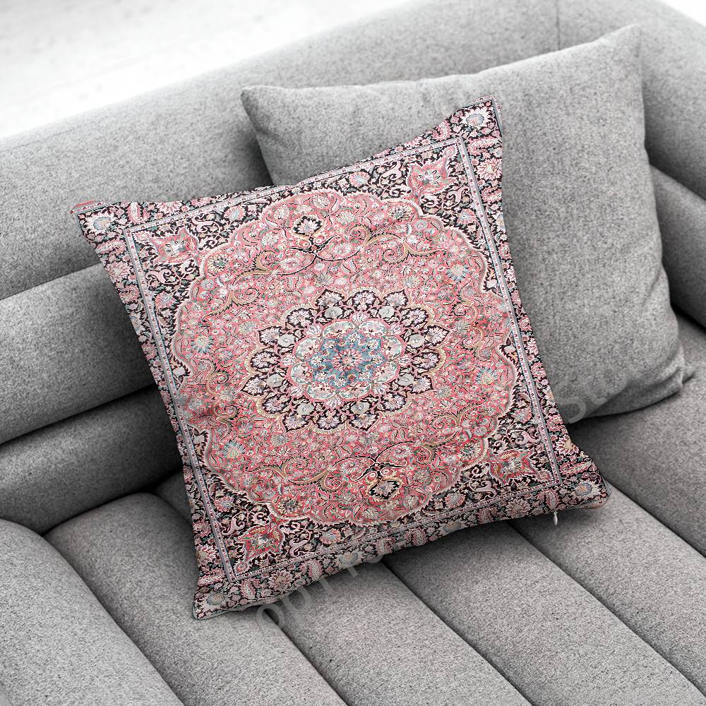 Persian Carpet Floral Pattern Throw Pillow Case For 50x50cm 40x40cm 55x55cm 45x45cm 30x30cm Square Bedroom Pillowcase Cover