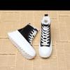 Sneakers Alte da Donna Stivali in Rete Stivali in Rete Cava da Donna Stivaletti Estivi Altezza Suola Spessa 8 cm Scarpe da Donna con Rialzo