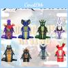 Jucărie Blocuri de Construcție pentru Copii Seria Ninja A025-032 Set de Construcție din Plastic Diy Material ABS
