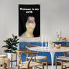 Welcome to My Crib Flag 2x3 Feet Fun Flags Suitable for Room Walls Tapestries University Dormitories Bedrooms Room Decorations Festivals Outdoor