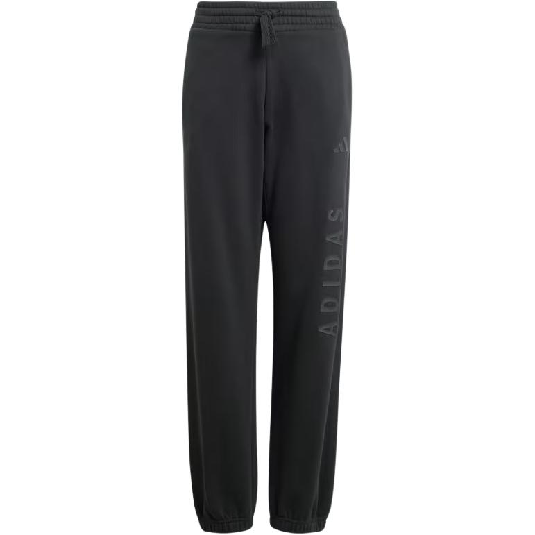 

Adidas Вязаные спортивные штаны J Всесезонные с принтом логотипа GFX Детские брюки Черные JC7614 XS