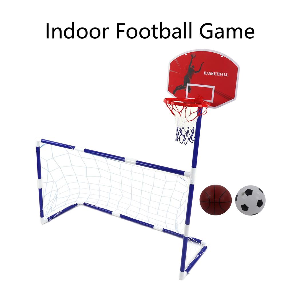 2 in 1 Indoor Arcade Game Parent Child Sports Games Indoor Children's Football Door for 3+ Years Old