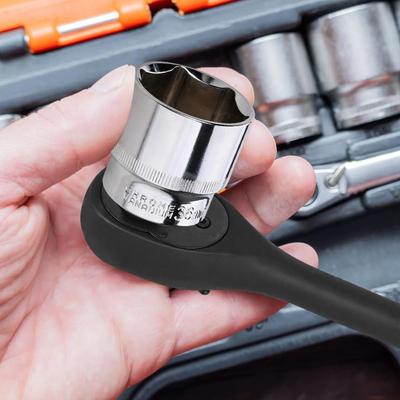 36mm Socket 6-Point Socket with Rust-Proof Drive Steel Axle Shaft Nut Remover for 1/2 Inch Ratchet Wrench System
