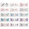 5 Sheets Glitter Butterfly Eye Stickers, Temporary Face Tattoos for Kids, Cartoon Decals for Festival Makeup, Party Decor