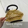 Handgeflochtene Hohl-Handtasche Damen Strand-Netzbeutel