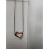 Used K10 heart diamond necklace