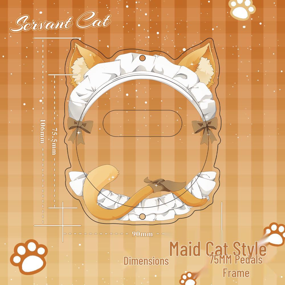 Gumi 75mm Maid Cat Acryl-Abzeichen-Display-Ständer