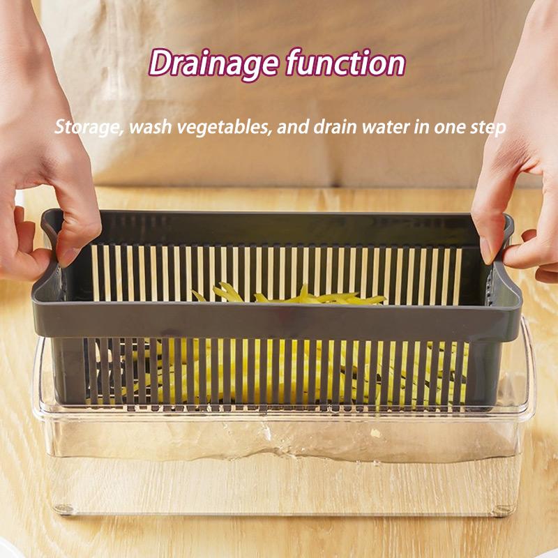 1PC Multifunctional Vegetable Chopper Slicer Shredder with Basket Fruit Slicer Potato Shredder Carrot Grind Gadgets
