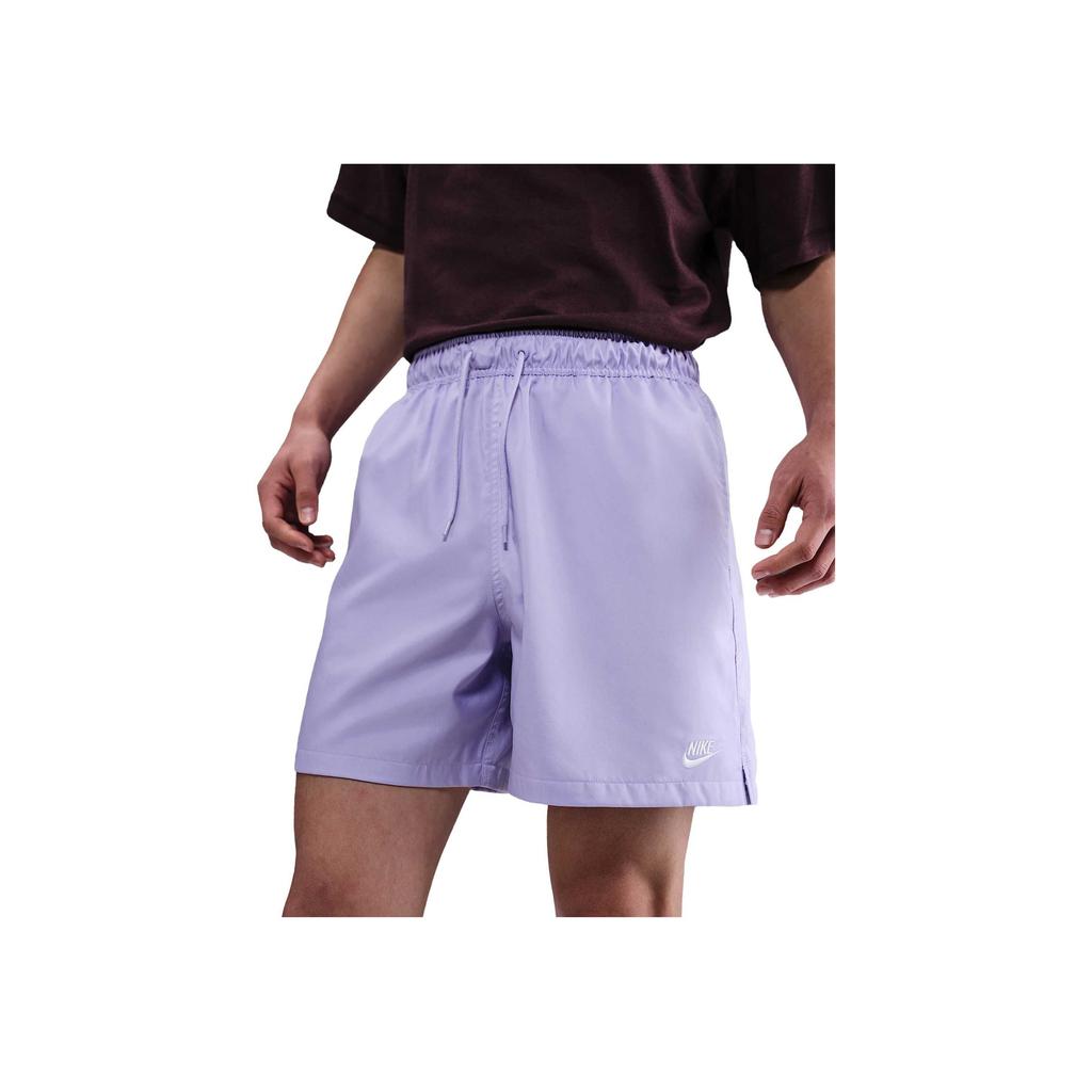 Nike Woven Flow Comfortable Simple Versatile Solid Color Cool Casual Shorts Men shorts Purple FN3308-515