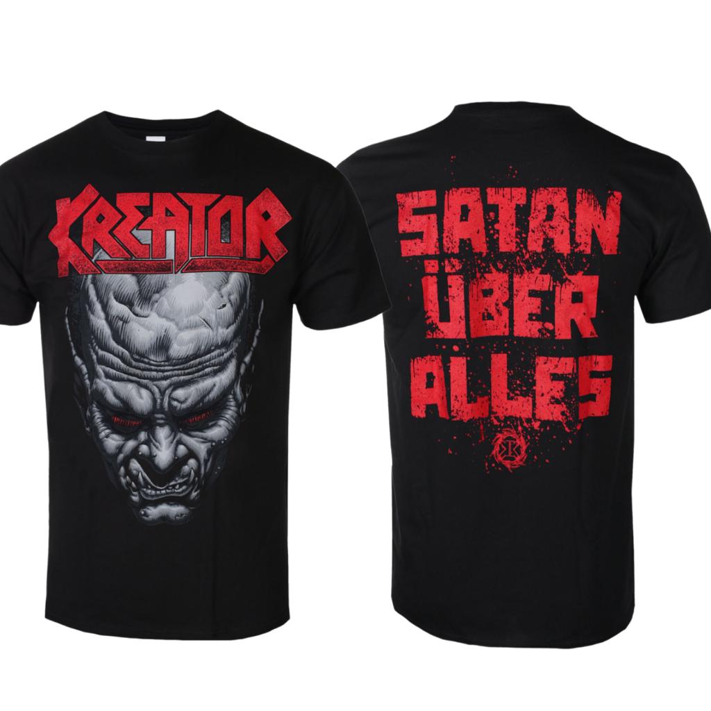 Kreator Hate Ber Alles Tracklist Printed TShirt Thrash Metal Band Style Daily TShirt Suitable For Both Unisex And Unisex