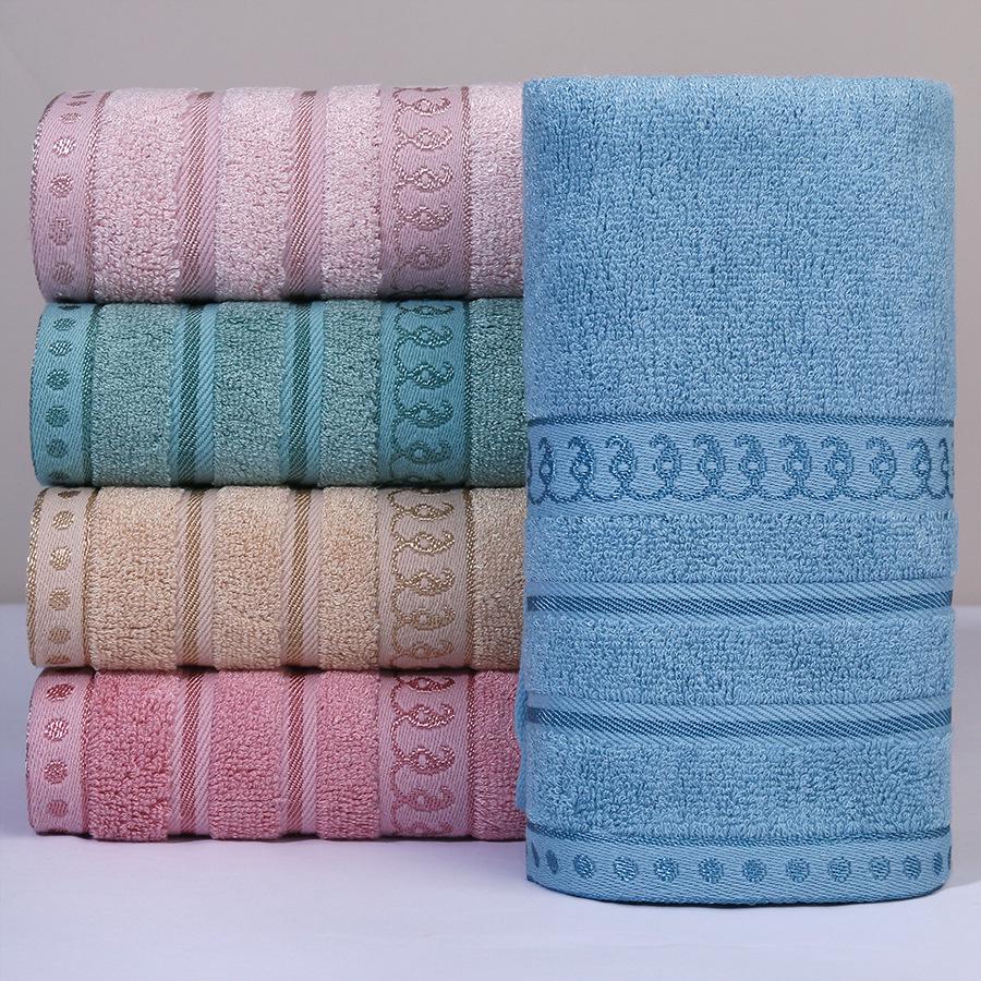 Absorbent, non-shedding bamboo fiber towel: superior to pure cotton towels for bath use.