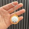 3Pcs Mini Dumpling Keychain Pendant Soft Food Charm Cartoon Snack Accessories for Bags Car