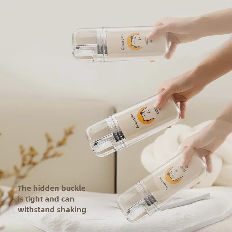 Portable 3-in-1 Travel Toothbrush & Mouthwash Cup Set - Light Luxury Style