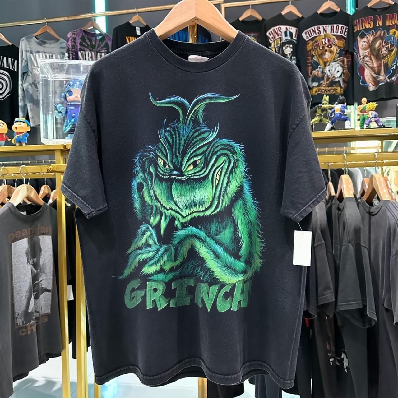 Grinch Whovilles Worst Aged T-Shirt Black S 3XL