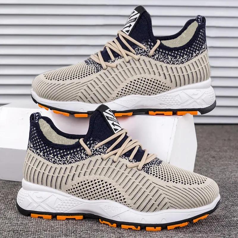 Обувь Мужская Нескользящая Повседневная спортивная обувь для бега для путешествий Модная — фото 3