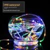 Waterproof Outdoor LED Solar Tube String Lights: Courtyard & Festival Decor