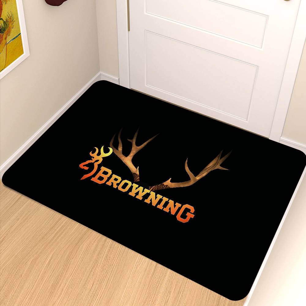 Tappetino B-Browning Logo Antiscivolo Tappetino Lavanderia Decorazione Lavanderia Balcone Bambini Soggiorno Tappetini Comodino